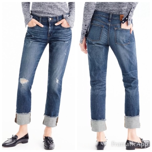 J. Crew Denim - J. Crew Slim Broken In Boyfriend Jeans Size 25
